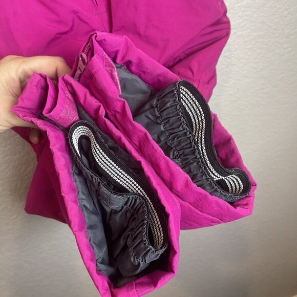 Lands End Girls Ski Snowboard Snow Bibs Pants Overalls Size 4 Pink Insulated - Picture 6 of 8